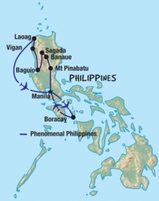 13 Day tour departing Manila - Highlights Manila, Baguio, Vigan, Boracay