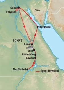 13 Day tour departing Cairo - Highlights Cairo, Luxor, Aswan, Edfu, Hurghada, Fayoum