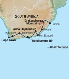 12 Day tour departing Pretoria - Highlights Pretoria, Johannesburg, Umtata, Cintsa, Port Elizabeth, Oudtshoorn, Cape Town