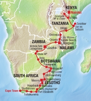 Cape to Kenya