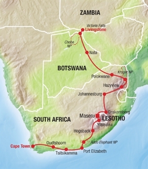 South Africa to Vic Falls