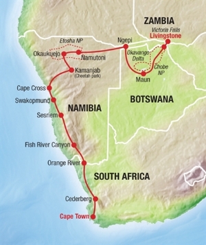 Vic Falls to Cape