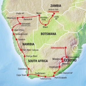 Vic Falls to Johannesburg