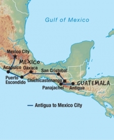 14 Day tour departing Antigua - Highlights Antigua, Panajachel, Chichicastenango, Puerto Escondido, Oaxaca, Mexico City