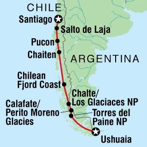 La Paz to Santiago
