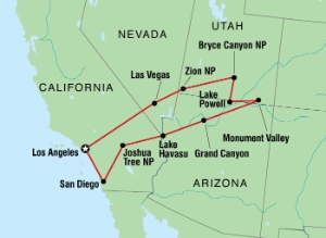 15 Day tour departing Los Angeles - Highlights Los Angeles, San Diego, Las Vegas