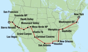Roadtrip America Westbound