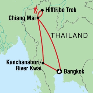 12 Day tour departing Bangkok - Highlights Bangkok, Chiang Mai, Kanchanaburi