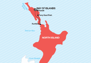 3 Day tour departing Auckland - Highlights Auckland, Paihia, Waitangi, Cape Reinga