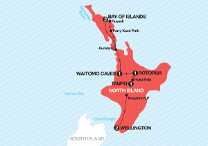 Northern Highlights (Auckland to Wellington)