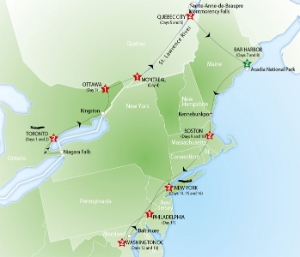 Best of Eastern Canada and USA