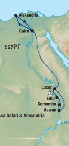 12 Day tour departing Cairo - Highlights Cairo, Aswan, Abu Simbel, Edfu, Luxor