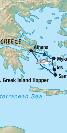 9 Day tour departing Athens - Highlights Athens, Ios, Santorini