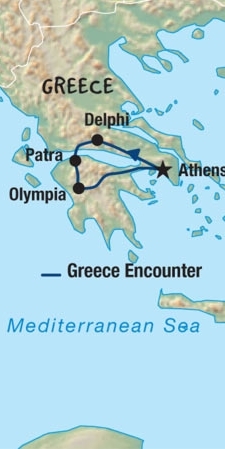 5 Day tour departing Athens - Highlights Athens, Kalambaka, Meteora, Delphi, Olympia