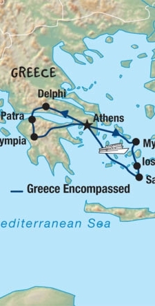 13 Day tour departing Athens - Highlights Athens, Kalambaka, Meteora, Delphi, Olympia, Ios, Santorini