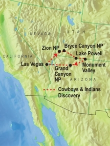 10 Day tour departing Las Vegas - Highlights Las Vegas