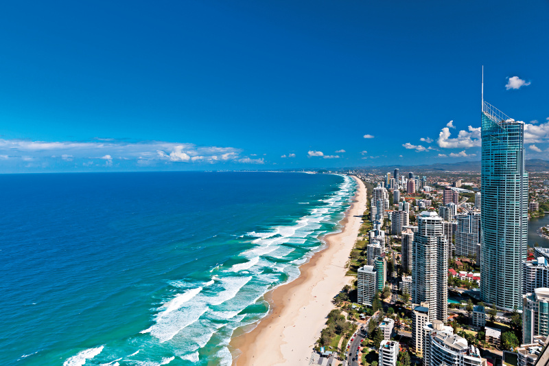 Surfers Paradise at the Gold Coast