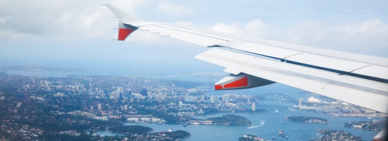 Darwin to Sydney Flight Aerial View