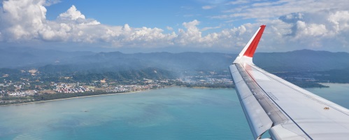 Perth to Kota Kinabalu Flight Aerial View