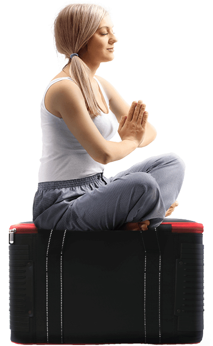 Yoga suitcase