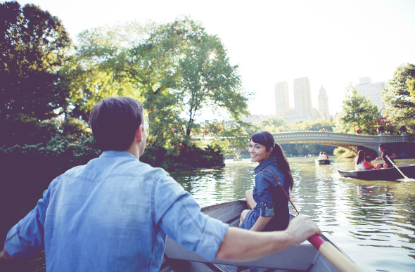 Central Park rowboat