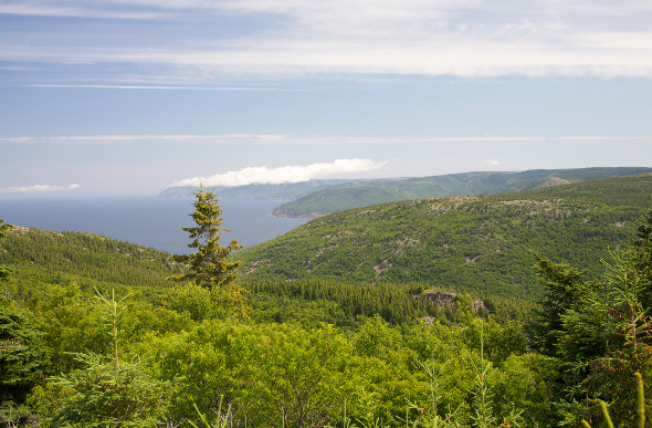 Cape Breton Highlands National Park in Nova Scotia