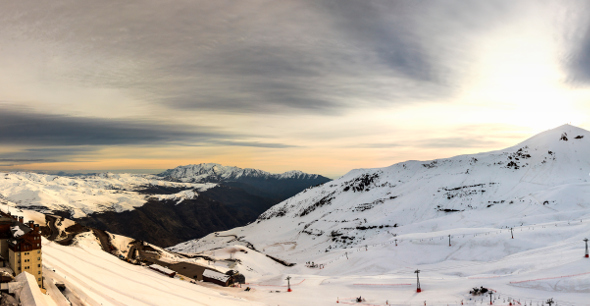 Valle Nevado ski slopes