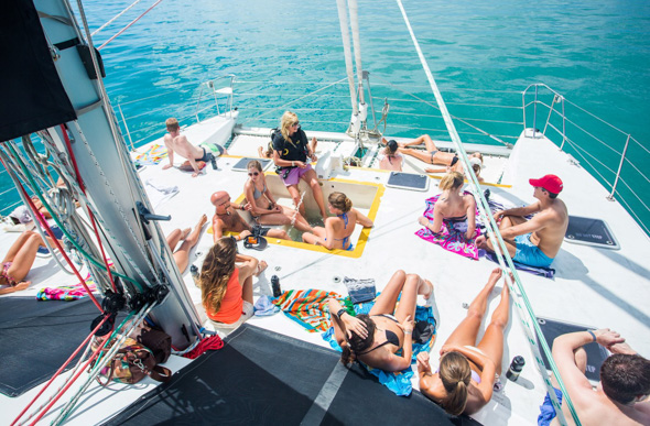 Yacht in the Whitsundays