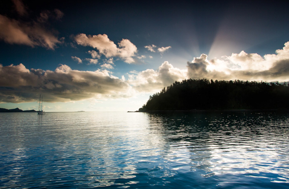 Sunrise in the Whitsundays