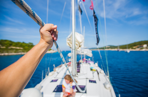 Sailing in the Mediterranean