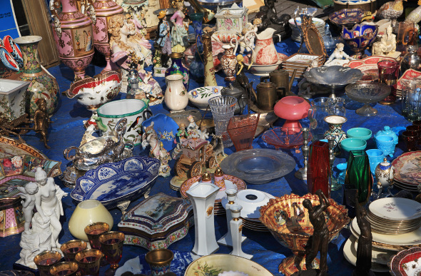 a market stall in Athens