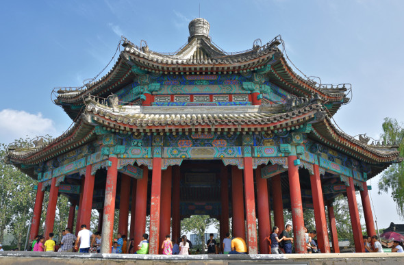  Beijing's Summer Palace has exquisite detailing.