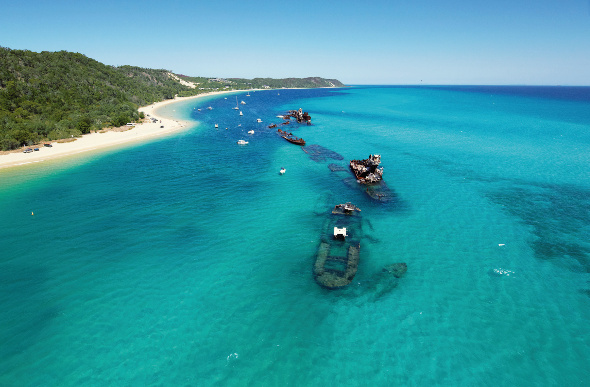  Brisbane day trip to Moreton Island