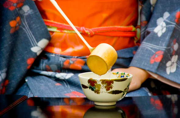 Traditional Japanese tea ceremony