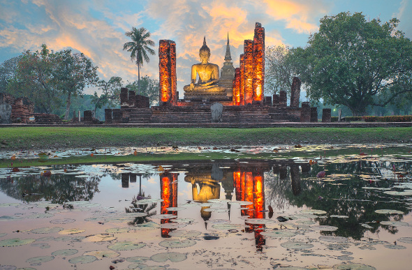Wat Mahathat in Sukhothai Historical Park