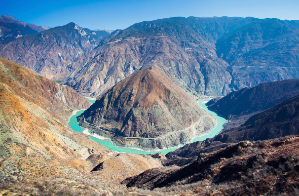 The Yangtzee River in Asia