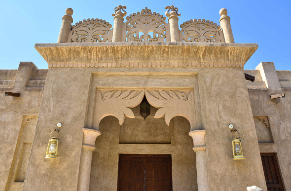 A historic building in Al-Fahidi