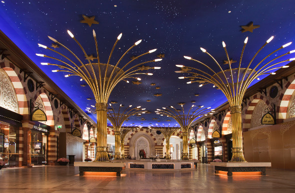 The interior of Dubai Mall.