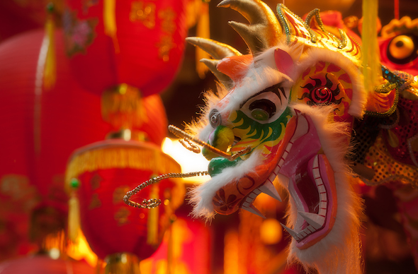 Chinese Dragon New Year. 