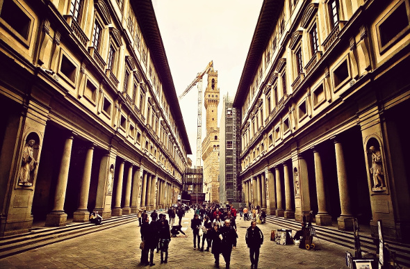 The Uffizi is a must in Florence. Picture: Getty Images