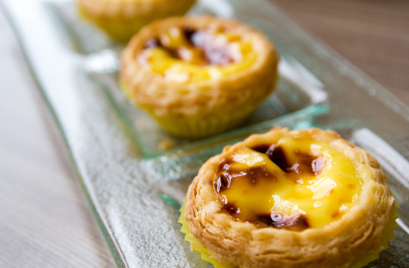 Creamy egg tarts