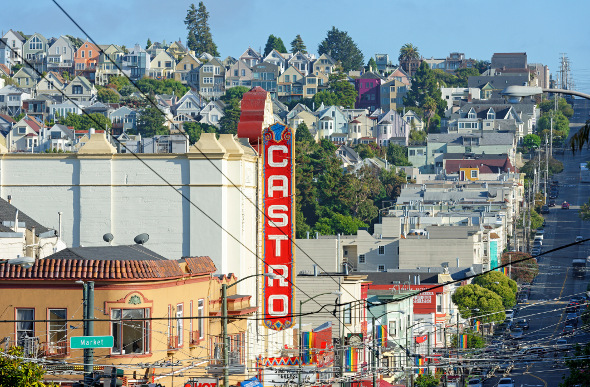San Francisco's historic movie palace, the Castro Theatre. Picture: Getty Images