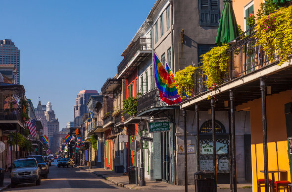 Lovely terraced buildings in the French Quarter of New Orleans. Picutre: Getty Images