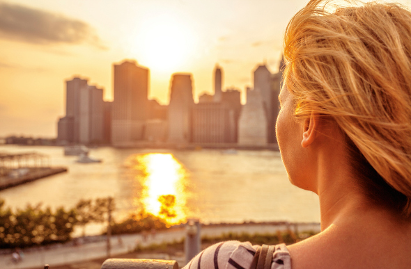 New York sunset