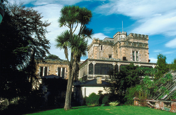 Larnach Castle in Dunedin, New Zealand.