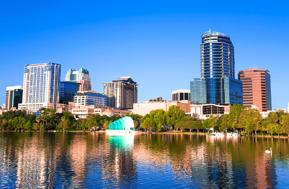 Orlando city skyline