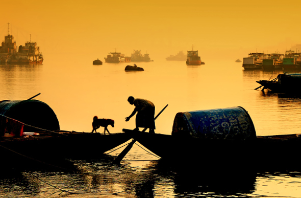 The Lower Ganges offers snapshots of local life in India. Picture: Getty Images