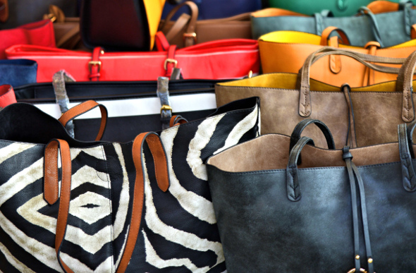 A collection of handbags for sale