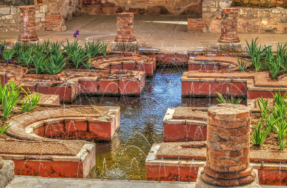  Lovely Roman gardens at Conimbriga, Portugal. Picture: Getty Images