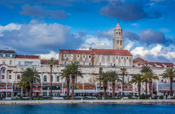 Diocletian's Palace in Split, Croatia.